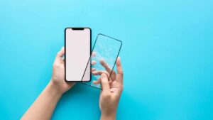 Verre de protection sur écran de téléphone