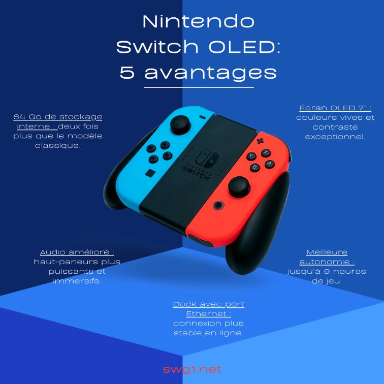 avantage nitendo switch oled