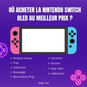 nitendo switch oled meilleur prix